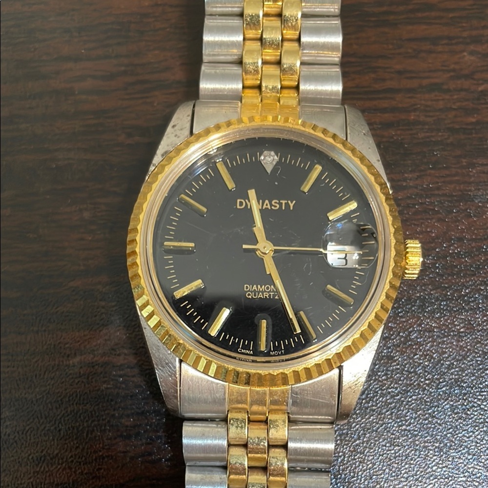 Men’s Dynasty Gold and Silver Two-Tone Classic Watch